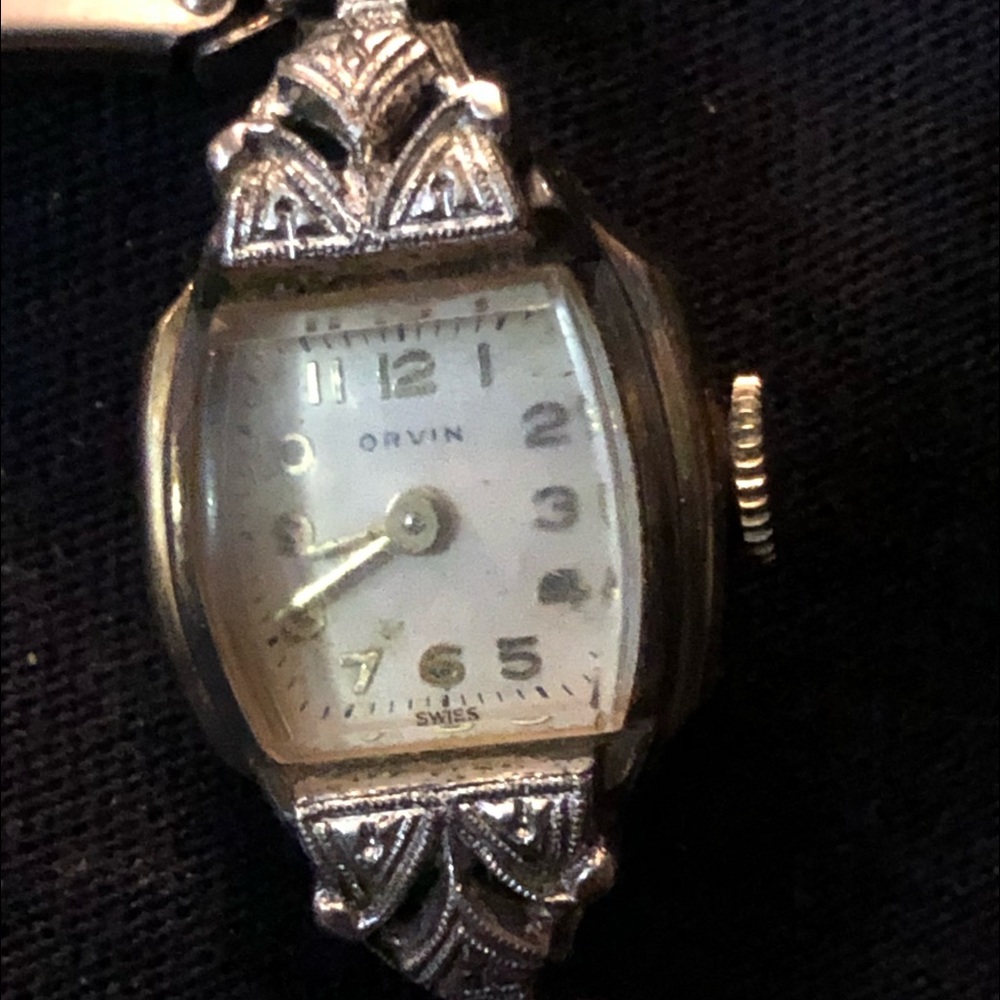 Vintage Orvin women’s watch manually wound 7 jewels